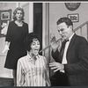 Patricia Cutts, Monica Moran, and Richard Roat in the stage production Any Wednesday