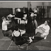 Dancers in rehearsal for the stage production Anya