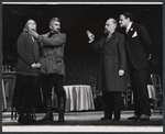 Constance Towers, Michael Kermoyan, Ed Steffe, and George S. Irving in the stage production Anya