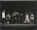 John Michael King, Jack Dabdoub, Ed Steffe, George S. Irving, Boris Aplon, Constance Towers, Irra Petina and ensemble in the stage production Anya