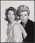 Lee Remick and Angela Lansbury in publicity for the stage production Anyone Can Whistle