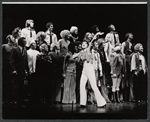 Patti D'Beck (center with arm outstretched) and company in the stage production Applause