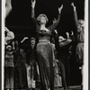 Arlene Dahl and company during curtain call for the stage production Applause