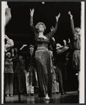 Arlene Dahl and company during curtain call for the stage production Applause