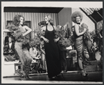 Lauren Bacall and dancers in the touring stage production Applause