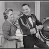 Katherine Hynes and Maurice Evans in the stage production The Apple Cart