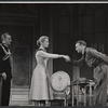 Maurice Evans, Signe Hasso, and unidentified actor in the stage production The Apple Cart