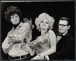 Alan Alda, Barbara Harris and Larry Blyden in the stage production The Apple Tree