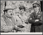 C.K. Alexander, Jamie Ross, and Jack Gwillim in the stage production Ari