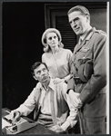 Norwood Smith, Constance Towers, and Jack Gwillim in the stage production Ari