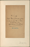 Diary of Capt. Wells on the march from Hartford to Fort Edward, Apr. 28 to. Nov. 18, 1757