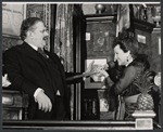 Charles Durning and Julie Harris in the stage production The Au Pair Man