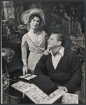 Julie Harris and Charles Durning in the stage production The Au Pair Man