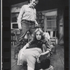 Kenneth Harvey, Faith Catlin, and Jeffrey DeMunn in the stage production Augusta