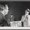 Lareto Caringi, Robert Reed, and director Nigel Patrick in rehearsal for the stage production Avanti!