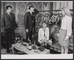 Keith Baxter, Robert Reed, Betsy von Furstenberg, and Jennifer Hilary in the stage production Avanti!