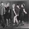 Don Stewart, Carol Glade, Joleen Fodor, Elmarie Wendel, and Ruth Buzzi in rehearsal for the stage production Babes in the Wood