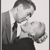 Tyrone Power and Faye Emerson in publicity for the stage production Back to Methuselah