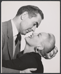 Tyrone Power and Faye Emerson in publicity for the stage production Back to Methuselah
