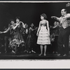 Gus Trikonis, Chita Rivera, Nancy Dussault, Herschel Bernardi, and company in the stage production Bajour