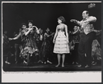 Gus Trikonis, Chita Rivera, Nancy Dussault, Herschel Bernardi, and company in the stage production Bajour