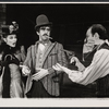 Inga Svenson, Fritz Weaver, and Peter Sallis in the stage production Baker Street