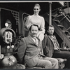 Peter Sallis, Inga Svenson, and Fritz Weaver in the stage production Baker Street
