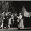 Inga Svenson (at right) and company in the stage production Baker Street