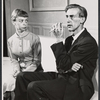 Mary Grace Canfield and Donald Moffat in the stage production The Bald Soprano [and] Jack, or the Submission