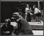 Michael Dunn, William Prince, Colleen Dewhurst and Lou Antonio in the stage production The Ballad of the Sad Cafe