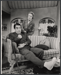 Kurt Kasznar and Mildred Natwick in the stage production Barefoot in the Park