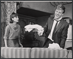 Elizabeth Ashley and Robert Redford in the stage production Barefoot in the Park