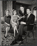Mildred Natwick, Penny Fuller, Kurt Kasznar, and Robert Reed in the stage production Barefoot in the Park