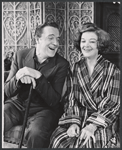 Sandor Szabo and Myrna Loy in the touring stage production Barefoot in the Park