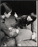 Victoria Racimo, Joe Fields and Christal Kim in the 1971 Off-Broadway production of The Basic Training of Pavlo Hummel