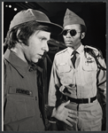Bob Balaban and Bob Delegall in the stage production The Basic Training of Pavlo Hummel