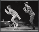 Nancy Haywood and Burt Convy in the stage production The Beast in Me