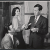 Pat Treston, Ann Amouri, and Ed Preble in the Actor's Playhouse stage production The Beautiful Jailer