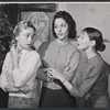 Mae Munro, Lois Raeder, and Ann Amouri in the Actor's Playhouse stage production The Beautiful Jailer