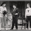 Sean Garrison, Bert Lahr and Larry Hagman in the stage production The Beauty Part
