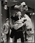 Bert Lahr [foreground] and David Doyle in the stage production The Beauty Part