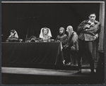 Anthony Quinn (on far right) with unidentified cast members in the stage production Becket