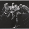 Anthony Quinn (center) and unidentified cast members in the stage production Becket