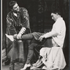 Laurence Olivier and Anthony Quinn in the stage production Becket