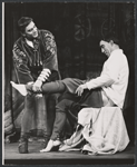 Laurence Olivier and Anthony Quinn in the stage production Becket