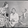 Leora Dana, Arlene Francis, and Fernand Gravet in rehearsal for the stage production Beekman Place