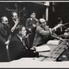 Sid Smith [center] and unidentified others in the December 19,1965 episode of on the television program The Bell Telephone Hour