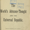 The World's advance-thought
