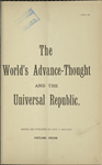 The World's advance-thought