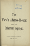 The World's advance-thought